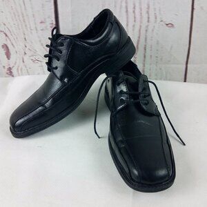 Bonafini Collection Men's Black Leather Oxford Lace Up Dress Shoes Size …